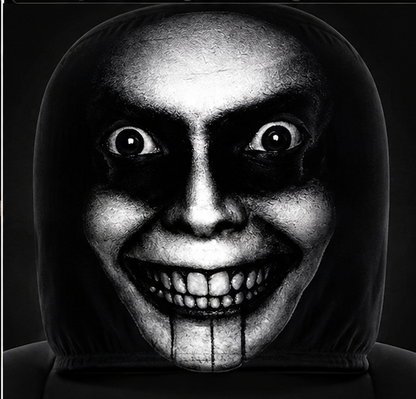 Creepy Car Headrest Covers – 2 COVERS